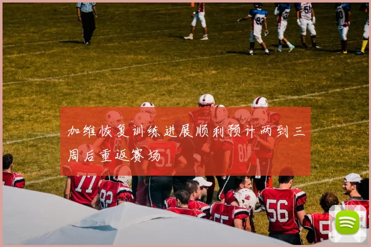 加维恢复训练进展顺利预计两到三周后重返赛场